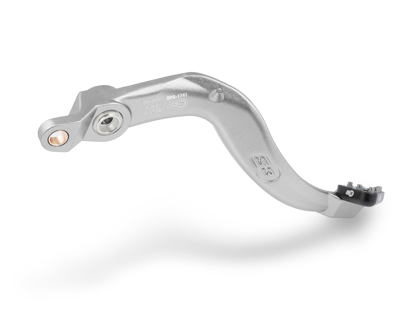 S3 REAR BRAKE PEDAL – BETA RR (SILVER, 10mm)