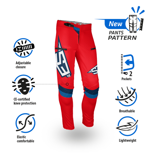 S3 RED RACING TRIAL PANTS