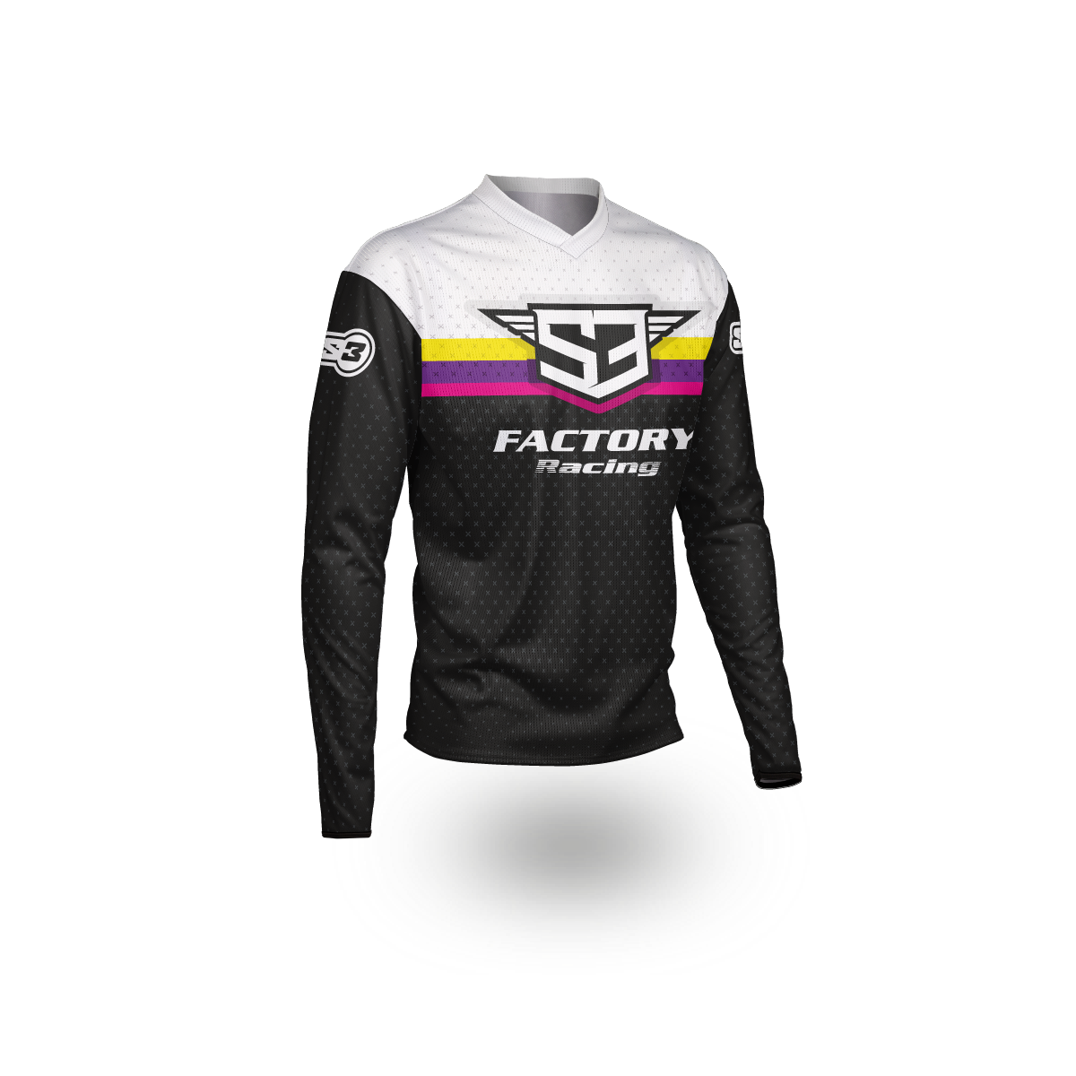 S3 BLACK-PINK RACING SHIRT